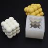 Cubo Mágico Redondo Criativo Novo Produto Transfronteiriço Vela Perfumada Molde de Silicone Decoração de Casa Pedra de Incenso de Gesso Molde de Silicone