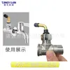 Dispositivo Anticongelante para Grifo de 4 Puntos de Tres Vías para Invierno del Norte Conector Codo Válvula Bomba de Tubería de Agua Exterior