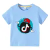 2026 Nova Roupa Infantil Verão Camiseta de Manga Curta para Meninos e Meninas Camiseta Básica Transfronteiriça Camiseta de Meia Manga para Bebês Top Infantil