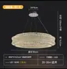 Lustre de Cristal de Luxo Leve Italiano para Sala de Estar Simples de Alto Padrão para Villa Sala de Jantar Quarto Hall Lâmpada Principal 2024 Novo