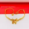 Pulseira de Cotovelo com Laço de Lírio-do-Vale Feminina Francesa Romântica Coração de Menina Flor de Lírio-do-Vale Pulseira de Princesa Atacado