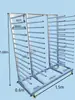 Estante Móvil para Secado de Pintura Estante para Secado de Pegamento de Puerta de Ampolla Estante para Secado de Puerta de Pintura Horneada Estante para Tablero de Secado de Sala de Pintura Fabricante Puede