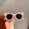 Gafas de Sol para Niños Dibujos Animados Lindas Sombrilla para Bebés Gafas Polarizadas para Niños y Niñas Protección Solar Gafas de Silicona Anti-Ultravioleta