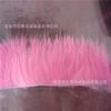 Venta al por mayor de tops de pelo de conejo real, accesorios, ropa con borde sin rematar, encaje de piel, suministros de bricolaje, material decorativo hecho a mano con borde sin rematar.