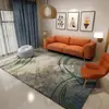 Nueva Alfombra de Piso Sala de Estar Dormitorio Lujo Ligero Alta Calidad Simple Cobertura Total Sofá Alfombra de Piso Grande Mesa de Café Limpiable Alfombra de Mesita de Noche