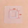Ganchos Cuadrados sin Clavos, Ganchos Adhesivos, Pegatinas Traseras, Sin Taladrar, Estantes de Almacenamiento de Pared para Cocina y Baño, Parches Fuertes sin Rastro al por Mayor