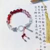 Pulsera tejida con cuentas de cachorro lindo para mujer 2024 Nuevo popular en Internet Cuerda de mano para novia Joyería versátil ajustable