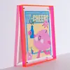 Porta-Retrato Transparente Simples de Acrílico para Mesa, Pendurar na Parede Estilo Ins, Arte com Flores Secas, Moldura para Quebra-Cabeças, Porta-Retrato