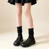 Calcetines Lolita de Encaje Blanco para Mujer, Estilo Media Pantorrilla, Calcetines Largos de Encaje JK, Medias Estilo Japonés, Al Por Mayor en Stock