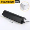 Accesorios para Zócalos de Aluminio-Plástico para Gabinetes Ángulo Universal Cualquier Conexión Conector de Zócalo de Aluminio-Plástico de 90 Grados Accesorios Leide Zhou