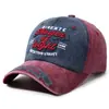 Gorra de béisbol retro lavada con bordado, gorra de pico desgastada de nuevo estilo, sombrero para el sol para exteriores, moderno y versátil, a la moda