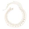 Joyería transfronteriza europea y americana moda sexy apilada accesorios de cadena de metal set de diamantes de imitación de amor multicapa cadena de cintura para mujer