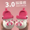 Zapatos de Cocodrilo para Bebé Pantuflas Infantiles para Niños Sandalias de Oso Lindas de Verano para Niñas de Interior Antideslizantes para el Hogar