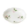 Tetera de Encaje de Melocotón Pintada a Mano con Porcelana Blanca por Mojiyu, Adecuada para Uso Doméstico con Juego de Té de Burbujas Seco, Accesorios para Ceremonia de Té y Bandeja para Bocadillos de Té