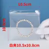 Suporte Drop Shipping Saco Ziplock de PVC Transparente Espessado Embalagem Boca Plana para Brincos de Joias Armazenamento Selado Saco de Joias