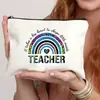 Dia do Professor Transfronteiriço Professor Estagiário Bolsa de Maquiagem Tinta a Óleo Dia do Professor Professor Tinta a Óleo Bolsa de Maquiagem Mais Vendida na Amazon