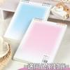 Cuaderno de hojas sueltas abatibles con degradado de color, cuaderno B5 desmontable sin manual para estudiantes, libro de espiral de aspecto atractivo
