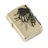 Encendedor de Queroseno Zorro Z8516A Diosa Amazona Pegatina Personalizada Latón para Hombre Encendedor Creativo