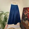Zhi LiPantalones Casuales de Pierna Ancha con Jacquard de Estilo Chino Nuevo Llegada Otoño 2026 Estilo Nacional Cintura Elástica Pantalones Sueltos para Mujer
