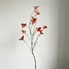 Buquê de flores artificiais laranja para decoração de casamento, arranjo de flores artificiais, decoração de casamento, buquê da noiva, acessório para fotografia