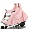 Impermeable Poncho para Vehículo Eléctrico Ampliado y Engrosado Motocicleta Doble Individual Masculino y Femenino Ciclismo Impermeable Cubrimiento Completo del Cuerpo Pies