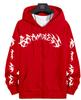 Nova Moletom com Zíper Estampado Padrão Simples Tendência Legal Jaqueta Cardigan Moletom Casual Solto