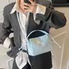 Bolso tipo cubo de alta gama con asa de cordón para mujer 2026 nuevo estilo coreano moda casual bolso de hombro único cruzado bolso de mujer para ir al trabajo