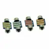 Decodificación lámpara de techo LED sin parpadeo lámpara de matrícula lámpara de doble punta 29 31mm3014 placa azul 21 lámparas azul hielo rosa cálido