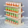1:12 casa de muñecas casa de muñecas modelo de mini muebles diy a granel ensamblado lingote de lignina estante de supermercado