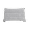 Almohada Inflable de Flocado de PVC para Viaje al Aire Libre, Almohada Lumbar, Estilo Camping, Cojín Portátil, Almacenamiento Portátil