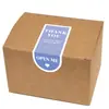 100 Adesivos/Pacote Adesivos Coloridos de Agradecimento Adesivos Retangulares de Selagem Adesivos de Selagem para Embalagem de Caixa de Presente Adesivos de Selagem para Embalagem de Delivery