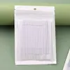 Hisopos Limpiadores para Extensiones de Pestañas, Hisopos de Algodón Espirales con Punta Larga, Palillos de Algodón Nano Pequeños, Hisopos de Algodón con Punta Larga para Eliminación de Pestañas