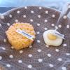 Molde para vela aromática de huevo pochado con cara sonriente para fideos instantáneos, molde de silicona para hornear pasteles estilo Ins Wind swing