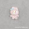 Accesorios de Resina Leti Funda para Teléfono Móvil Kuromi Dibujos Animados Perro Canela Material de Pegamento Crema para Niños Accesorios para el Cabello Accesorios