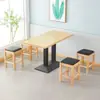 Nuevas mesas y sillas de comedor para restaurantes comerciales, taburetes para tiendas de fideos, juegos para desayunos, hot pot picante, té de leche y tiendas de snacks