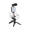 Kit de luz de preenchimento de mesa multifuncional para beleza de pernas com microfone, luz para conferência SLR, best-seller transfronteiriço