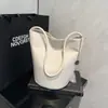 2025 Bolso Bandolera Tipo Cubo de Moda Coreana Suave Bolso Sencillo de Gran Capacidad para Uso Diario Bolso de Hombro Texturizado para Mujer