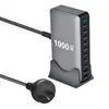 Carregador Pd de Nitreto de Gálio 1000W 10 Portas Multifuncional Adaptador 1000W Novo Carregador Multifuncional 950W
