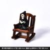 Halloween Transfronterizo Bruja Fantasma Mecedora Adornos Lindos Hechos a Mano Fantasma de Escritorio Adornos de Resina para Coche Negro