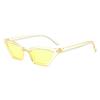 Gafas de sol triangulares pequeñas estilo ojo de gato transfronterizas para mujer, Gafas de sol retro estilo callejero, Sombrilla versátil estilo Ins