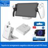 PS5 Portal Streaming Handset Sucção Magnética Dobrável Suporte de Carregamento Compacto Portátil Plug and Play Carregamento de Assento Único
