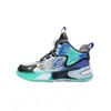 Zapatos de baloncesto para niños otoño e invierno nuevo estilo para niños con algodón más terciopelo para niños medianos y grandes con superficie de cuero impermeable antideslizante
