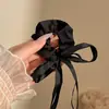 Scrunchie de Renda Estilo Coreano para Mulheres 2026 Novo Estilo Elástico de Cabelo Estilo Preguiçoso Corda de Cabelo Grande Acessório para Coque Flor de Cabelo