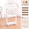 Estante de Almacenamiento de Cocina de Pie Multicapa Plegable Estante de Almacenamiento Hogar Espacio Carrito Móvil Productos para Bebé