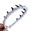 Diadema de Tela de Lunares Dulces, Nuevo Estilo Retro Versátil Pasador, Liga para el Cabello, Diadema Antideslizante, Accesorio para el Cabello
