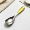 Nova colher de arroz de titânio puro, autoportante, espátula de arroz multicolorida, atacado para uso na cozinha doméstica, colher de servir arroz para panela de arroz