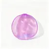 Juguete squishy de aceite de coco nacarado transfronterizo, semitransparente, sólido, para aliviar el estrés, forma plana y redonda, al por mayor