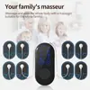 Dispositivo de Terapia de Pulsos, Masajeador de Pulsos para Fisioterapia en Casa, Masajeador Eléctrico Multifuncional de Terapia Meridianos para Columna Cervical y Cintura