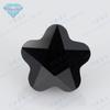 Huagang Pedra Preciosa Flor de Ameixa Pentagonal Preta Zircônia Sintética Zircônio Preto CZ Pedra Preciosa Joia Joia Pedra Solta