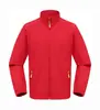 Chaqueta softshell con cremallera, cuello alto y forro polar para ocio al aire libre, deportes y moda; ropa versátil para grupos de hombres y ropa de montañismo